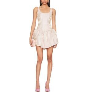 Nbd 'Anndreah' White Satin Mini Dress Size XS